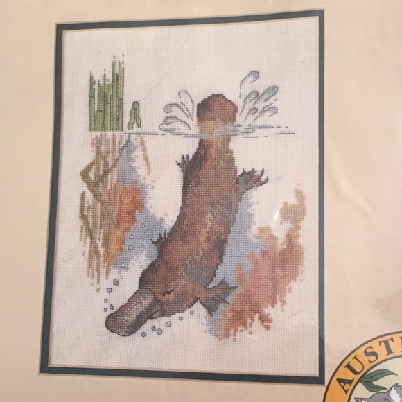 Australian Platypus Counted Cross Stitch Kit New - Picture 2 of 12